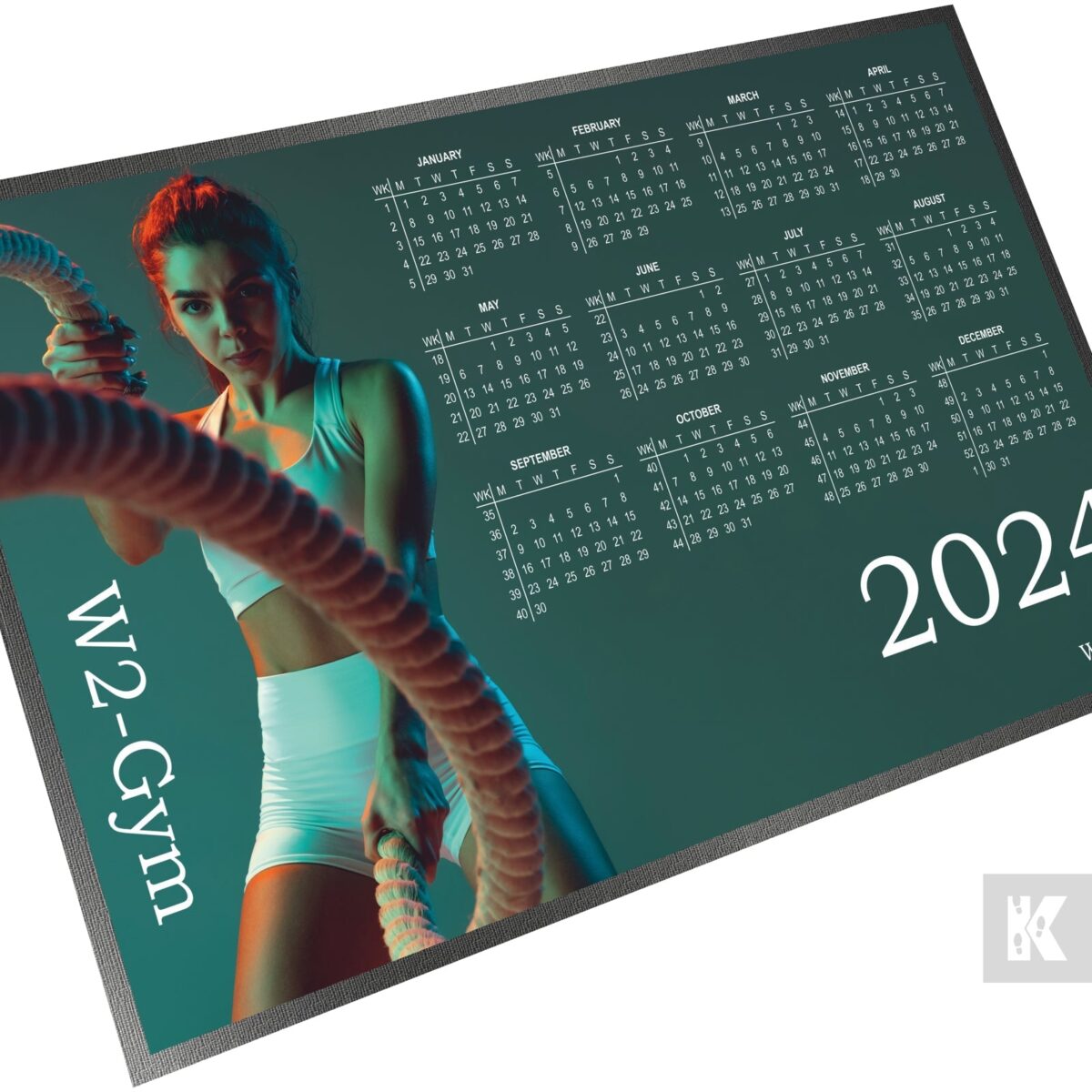 Subli-Mat Planner – Skrivbordsunderlägg med tryck