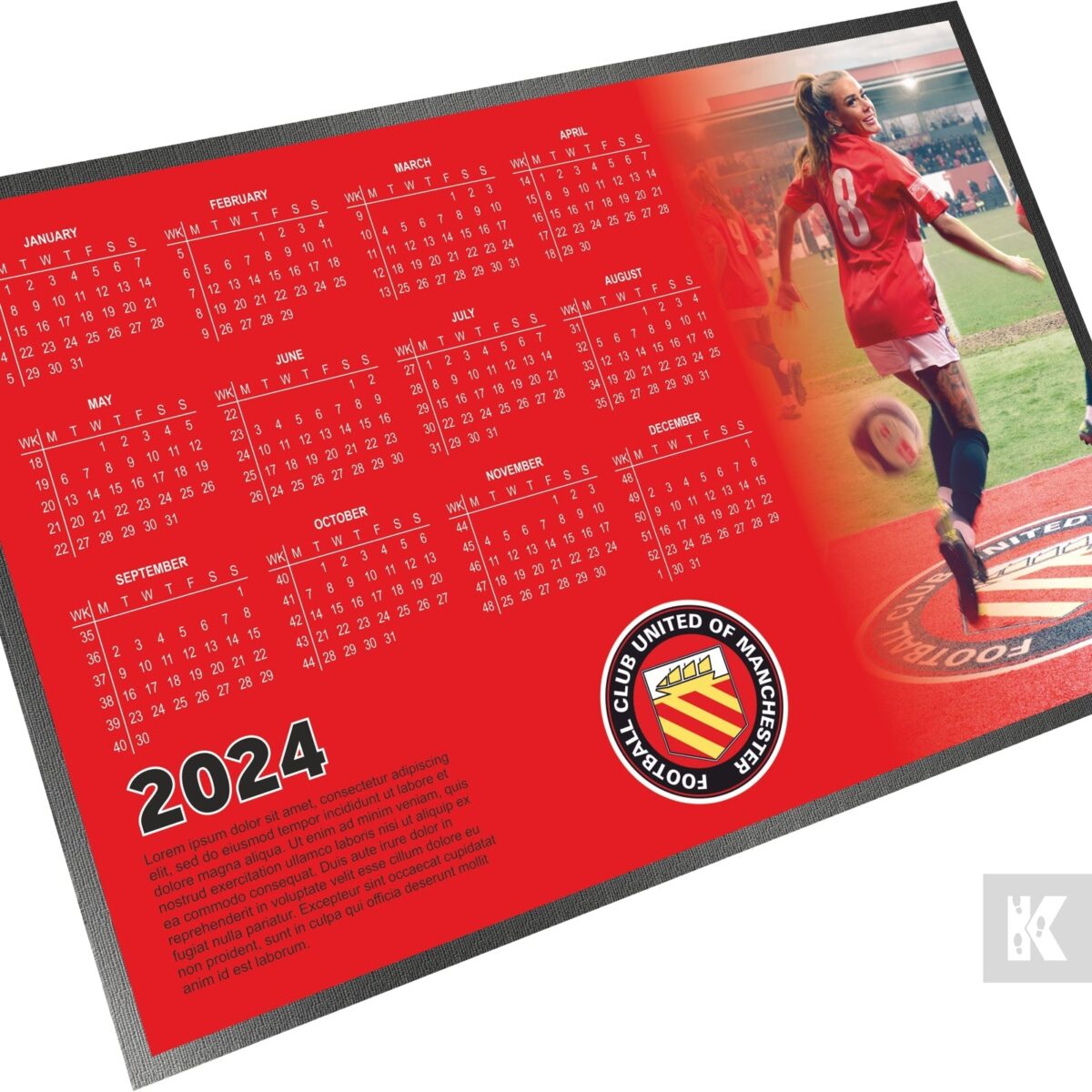 Subli-Mat Planner – Skrivbordsunderlägg med tryck