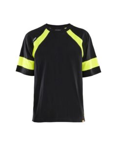 Blåkläder 3523-1030 T-shirt med Varsel – Svart/Varselgul