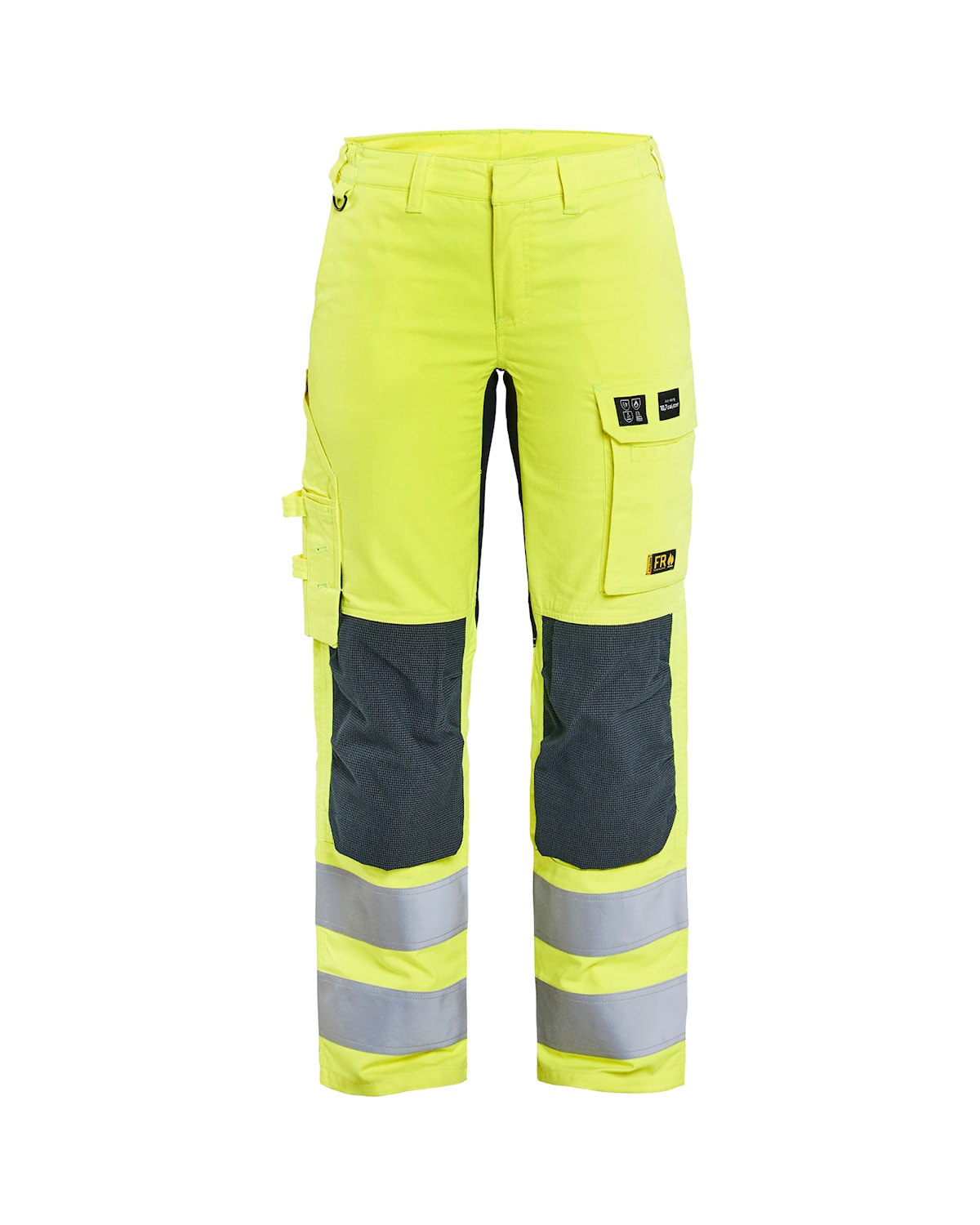 Blåkläder 7191-1512 Byxa Multinorm Inherent Stretch Dam – Varselgul/Marinblå
