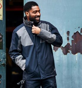 Fristads Softshell vinterjacka stretch 4931 GSW – Mörk marinblå/Grå (587)