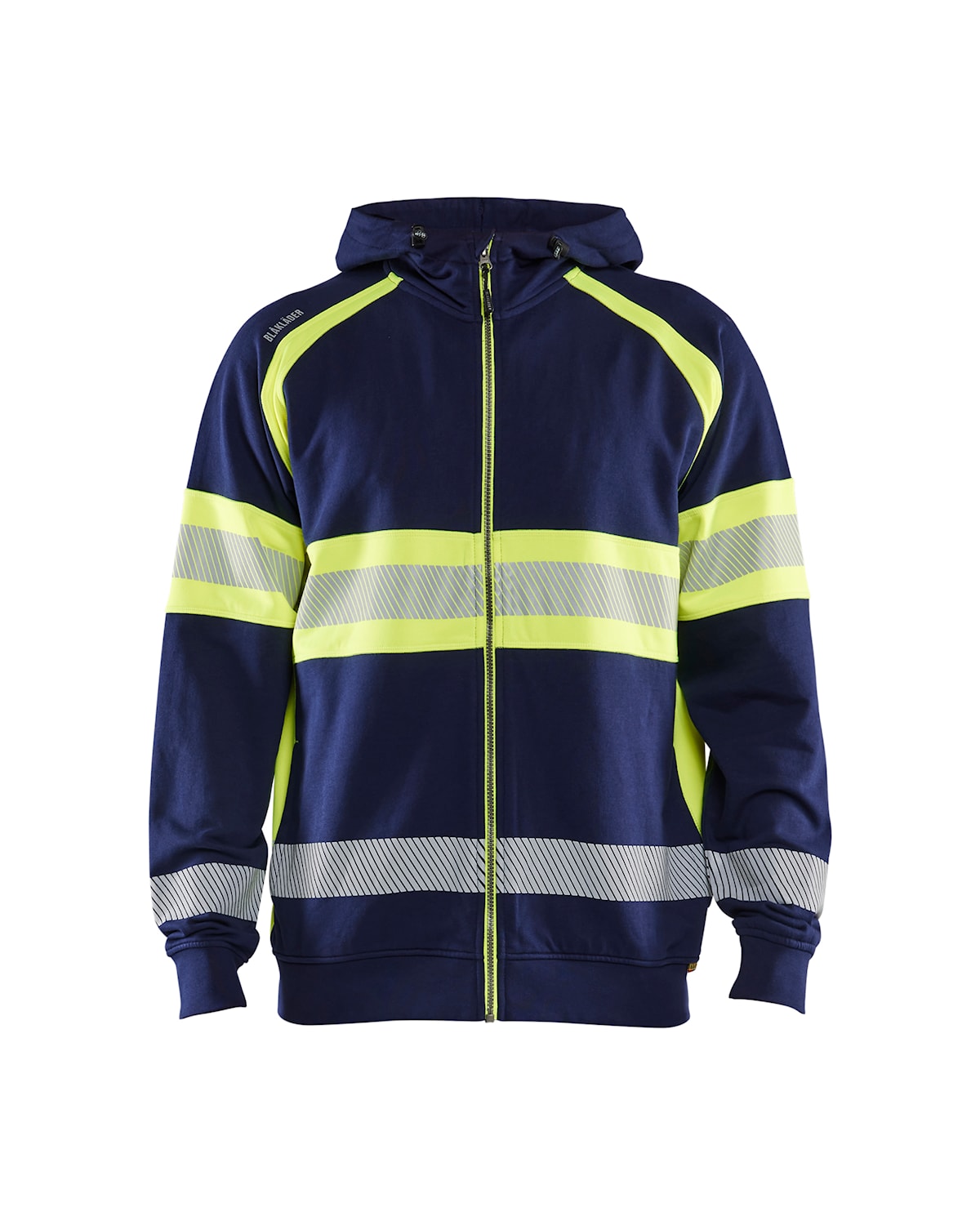 Blåkläder 3552-1158 Huvtröja Varsel – Marinblå/Varselgul