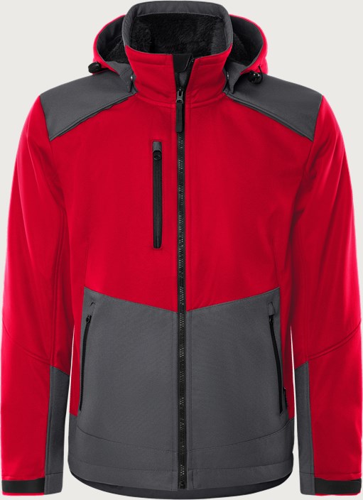 Fristads Softshell vinterjacka stretch 4060 CFJ – Röd/Grå (387)