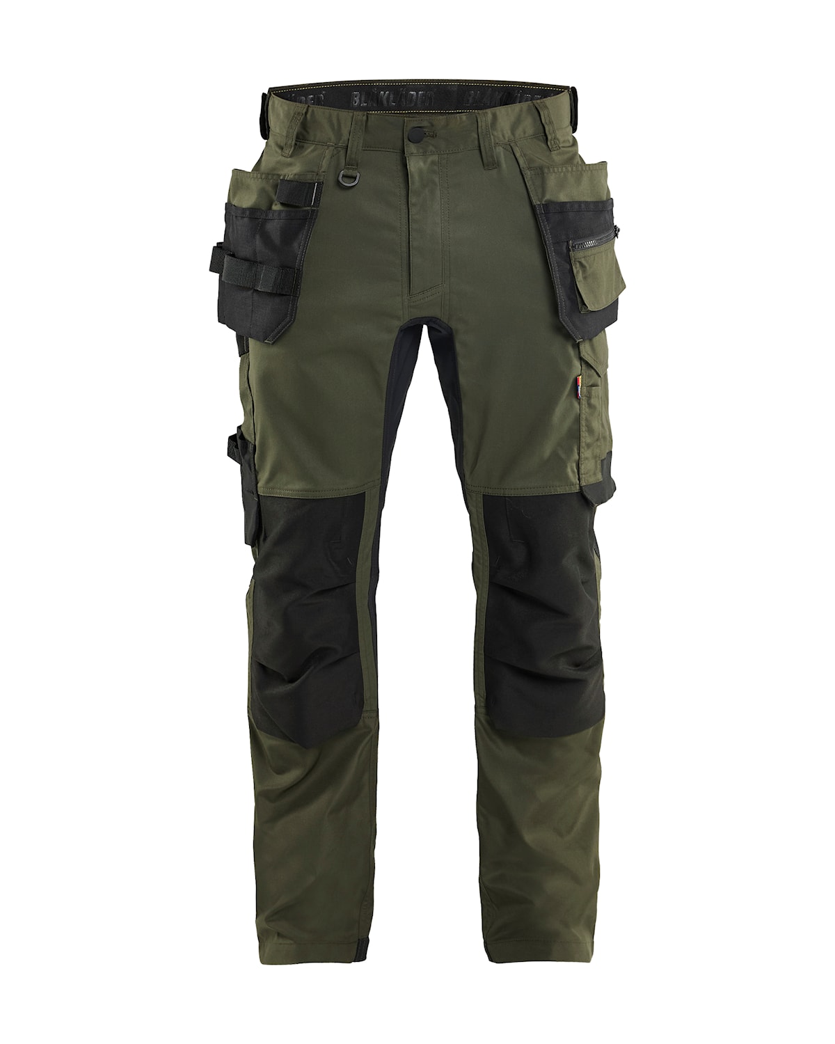 Blåkläder 1750-1832 Hantverksbyxa Stretch – Skogsgrön/Svart