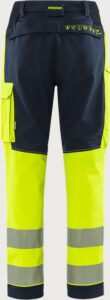 Fristads Flamestat stretchbyxa 2280 FSS, klass 2 – Varsel Gul/Marinblå (171)