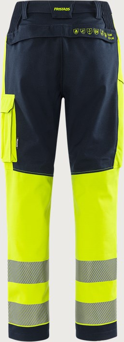 Fristads Flamestat stretchbyxa 2280 FSS, klass 2 – Varsel Gul/Marinblå (171)