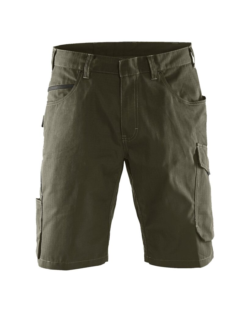 Blåkläder 1499-1330 Serviceshorts – Mörk olivgrön/Svart