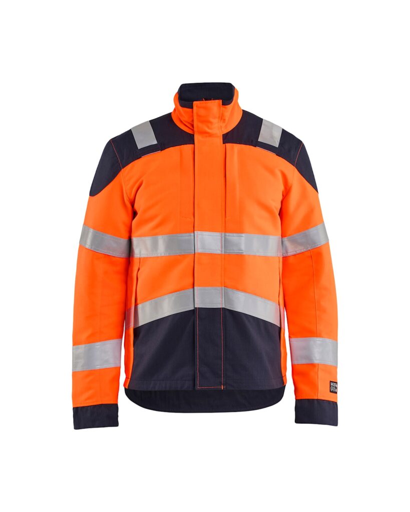 Blåkläder 4089-1524 Jacka Multinorm Inherent – Varselorange/Marinblå