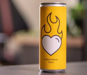 energidryck med egen etikett
