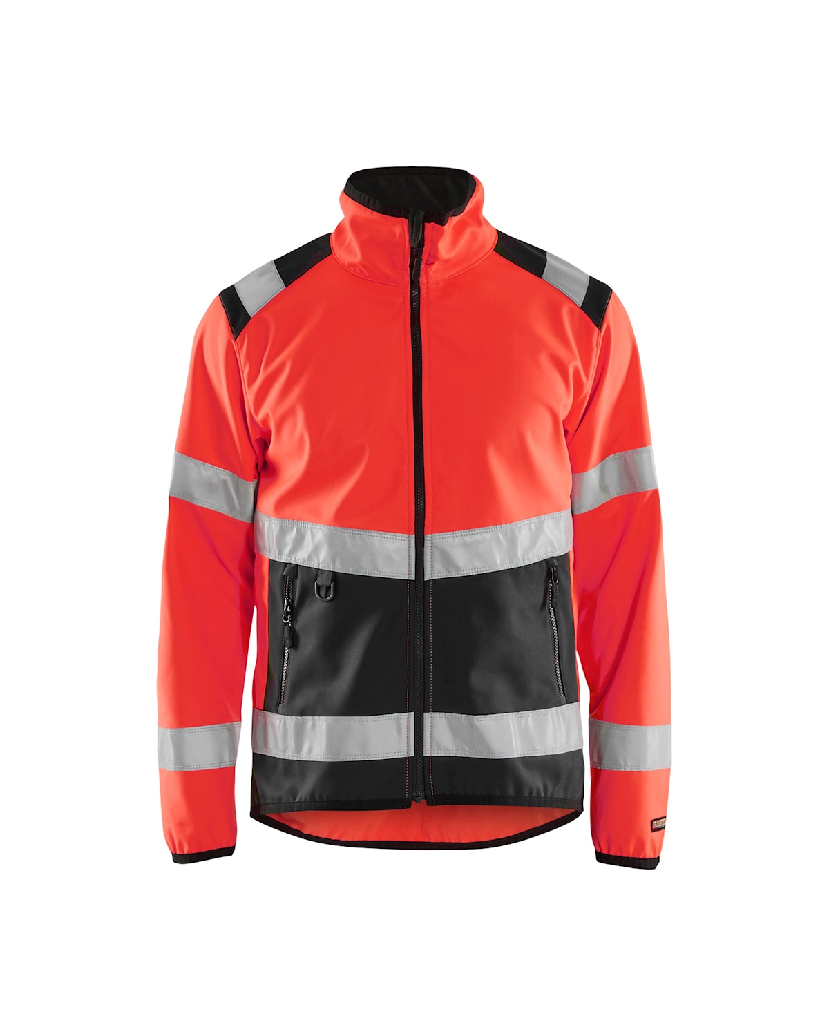 Blåkläder 4877-2516 Varseljacka softshell – Varselröd/Svart