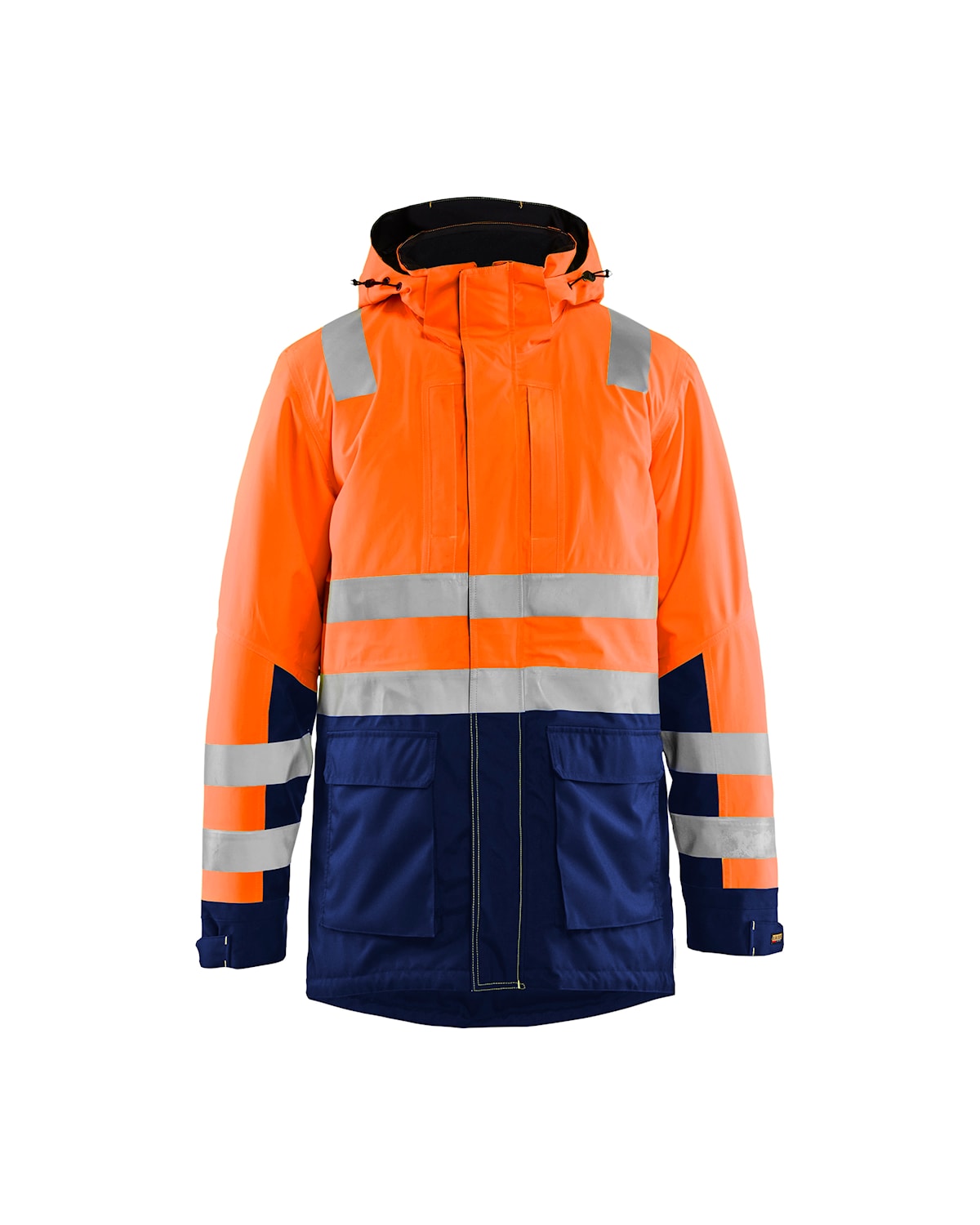 Blåkläder 4495-1987 Parkas Vinter Varsel – Varselorange/Marinblå