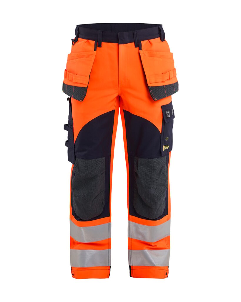 Blåkläder 1589-1524 Byxa Multinorm Inherent – Varselorange/Marinblå