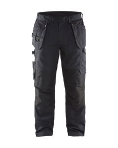 Blåkläder 1496-1330 Servicebyxa Stretch – Svart/Varselgul