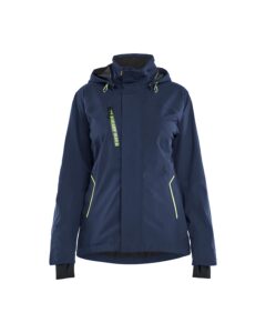 Blåkläder 4403-1917 Skaljacka Stretch Dam – Mörk marinblå/varselgul