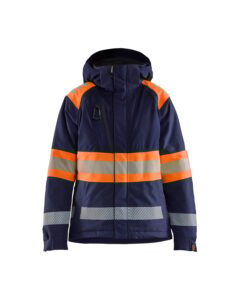 Blåkläder 4470-1977 Vinterjacka Varsel Dam – Marinblå/Varselorange