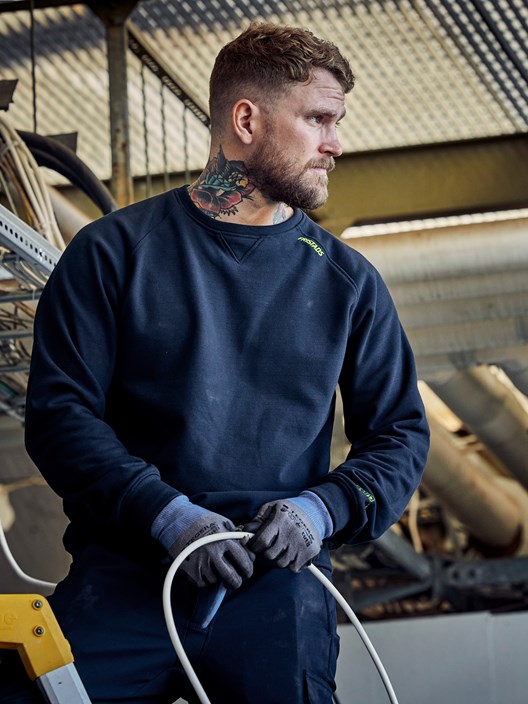 Fristads Flamestat sweatshirt stretch 7180 MFRN – Mörk marinblå (544)