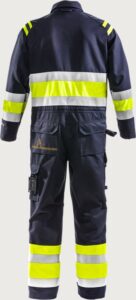 Fristads Flamestat overall 8174 ATHS, klass 1 – Varsel Gul/Marinblå (171)