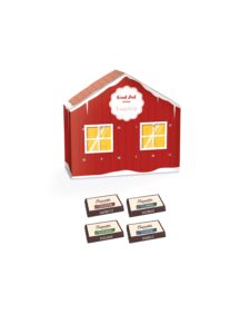 Adventskalender Hus med eget tryck