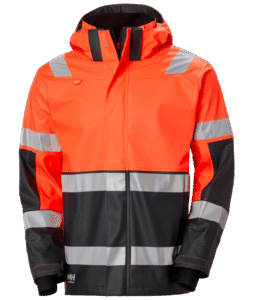 Helly Hansen 70295 Alna 2.0 Hi Vis regnjacka – Orange/Ebony (269)