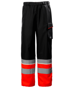 Helly Hansen 71186 UC-ME Varsel Skalbyxa kl 1 – Hi Vis Red/Ebony (169)