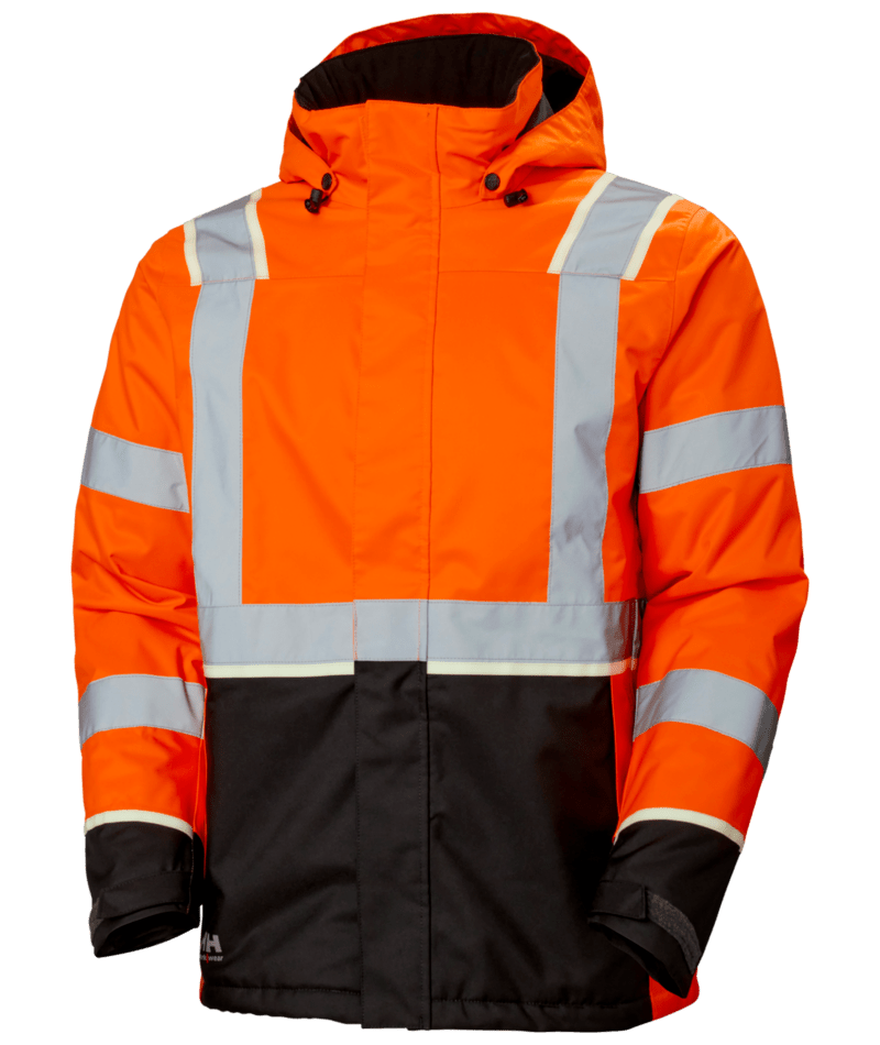 Helly Hansen 71355 UC-ME varsel vinterjacka – Hi Vis Orange/Ebony (269)