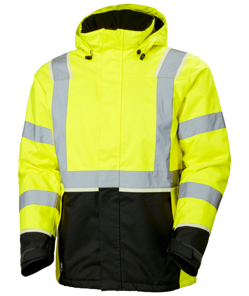 Helly Hansen 71355 UC-ME varsel vinterjacka – Hi Vis Yellow/Ebony (369)