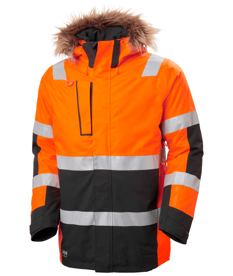 Helly Hansen 71393 Alna 2.0 varsel vinterparkas – Orange/Ebony (269)