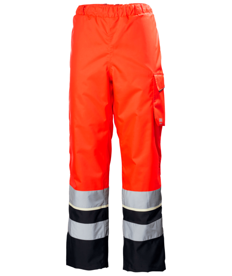 Helly Hansen 71456 UC-ME varsel vinterbyxa kl 2 – Hi Vis Red/Ebony (169)