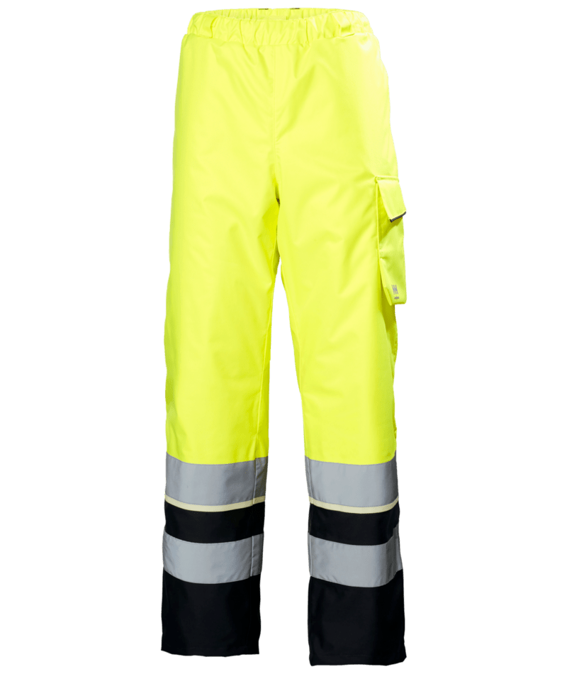 Helly Hansen 71456 UC-ME varsel vinterbyxa kl 2 – Hi Vis Yellow/Ebony (369)