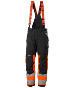 Helly Hansen 71490 Alna 2.0 varsel fodrad hängselbyxa kl 1 – Orange/Ebony (269)