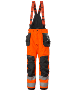 Helly Hansen 71493 Alna 2.0 varsel skalhängselbyxa kl 2 – Orange/Ebony (269)