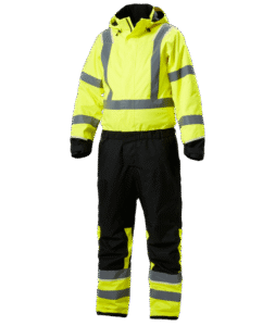 Helly Hansen 71555 UC-ME varsel vinteroverall – Hi Vis Yellow/Ebony (369)
