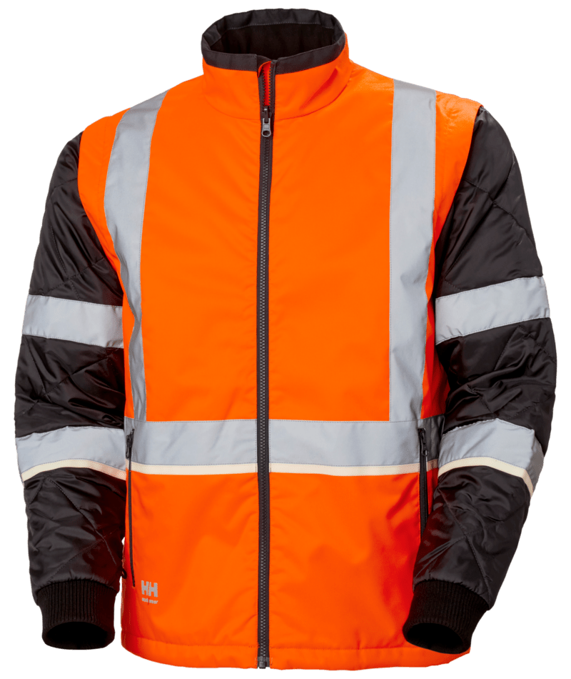 Helly Hansen 73185 UC-ME varsel insulationsjacka – Hi Vis Orange/Ebony (269)