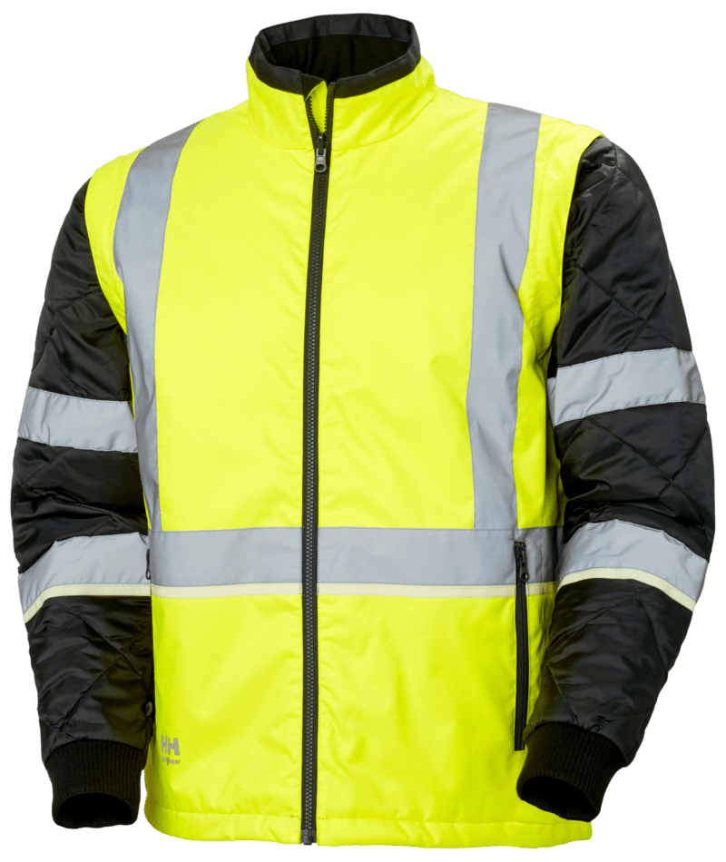 Helly Hansen 73185 UC-ME varsel insulationsjacka – Hi Vis Yellow/Ebony (369)