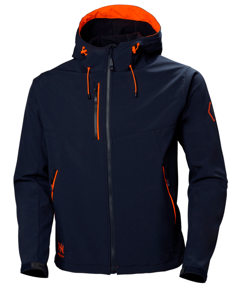 Helly Hansen 74140 Chelsea Evolution softshelljacka med huva – Navy (590)