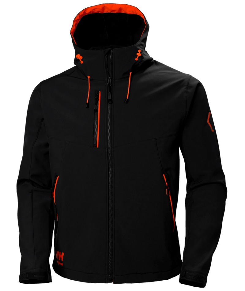 Helly Hansen 74140 Chelsea Evolution softshelljacka med huva – Black (990)