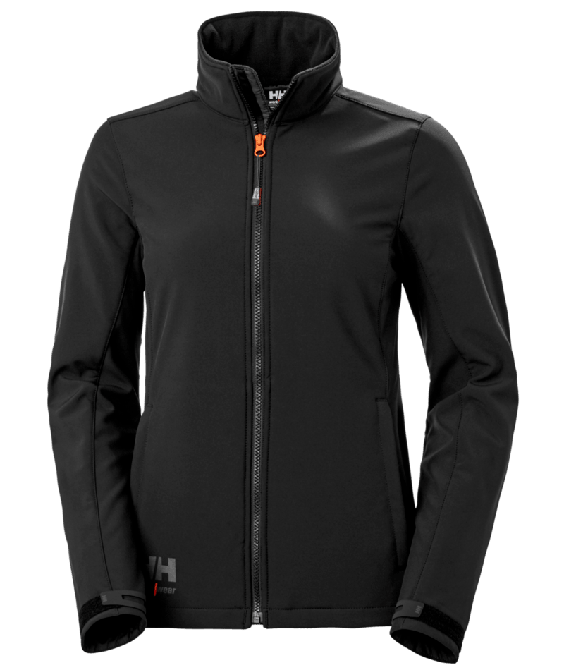 Helly Hansen 74240 Dam Kensington softshelljacka – Black (990)