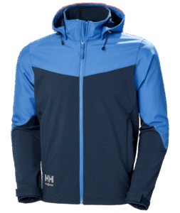 Helly Hansen 74290 Oxford softshelljacka med huva – Navy/Stone Blue (595)