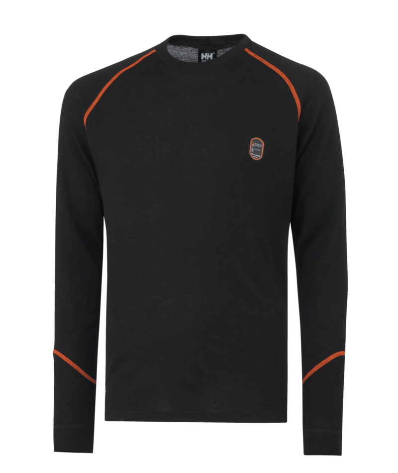 Helly Hansen 75076 Fakse Crewneck – Black (990)