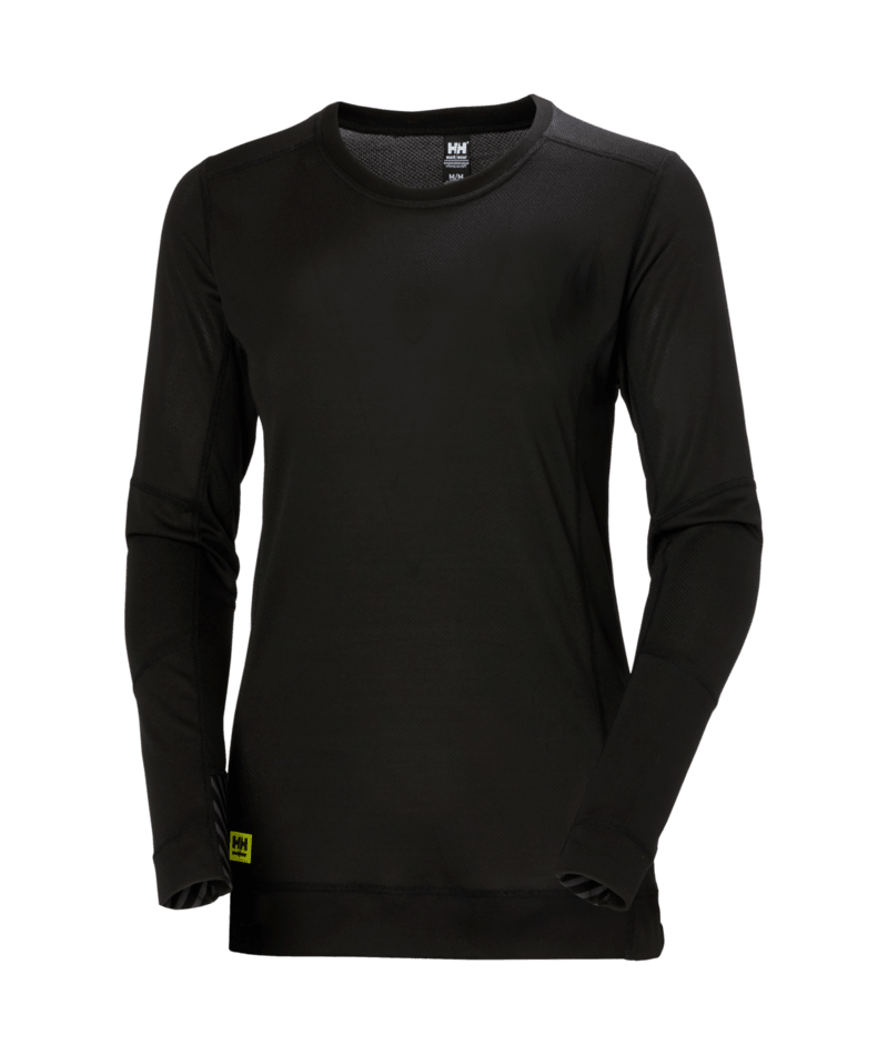 Helly Hansen 75128 W HH Lifa Crewneck – Black (990)