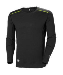 Helly Hansen 75249 Fyre Baselayer Crewneck – Ebony (950)