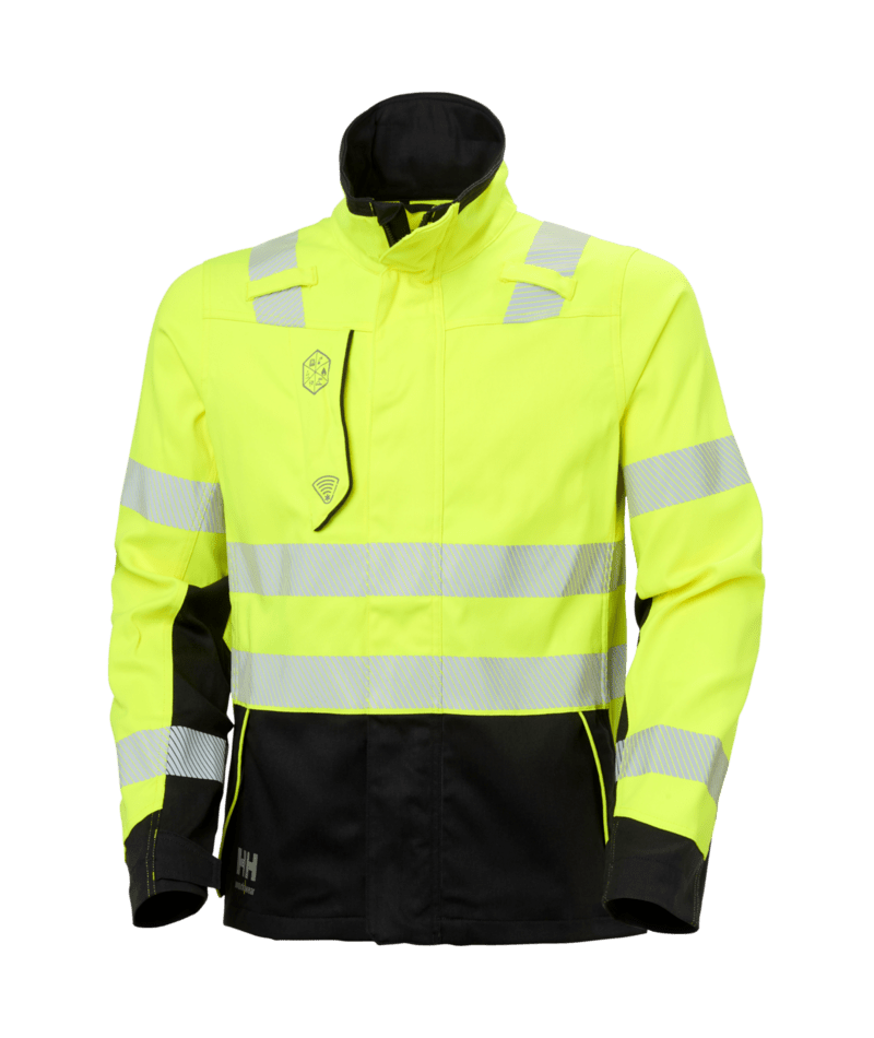 Helly Hansen 77249 Fyre multinorm jacka – Yellow/Ebony (367)
