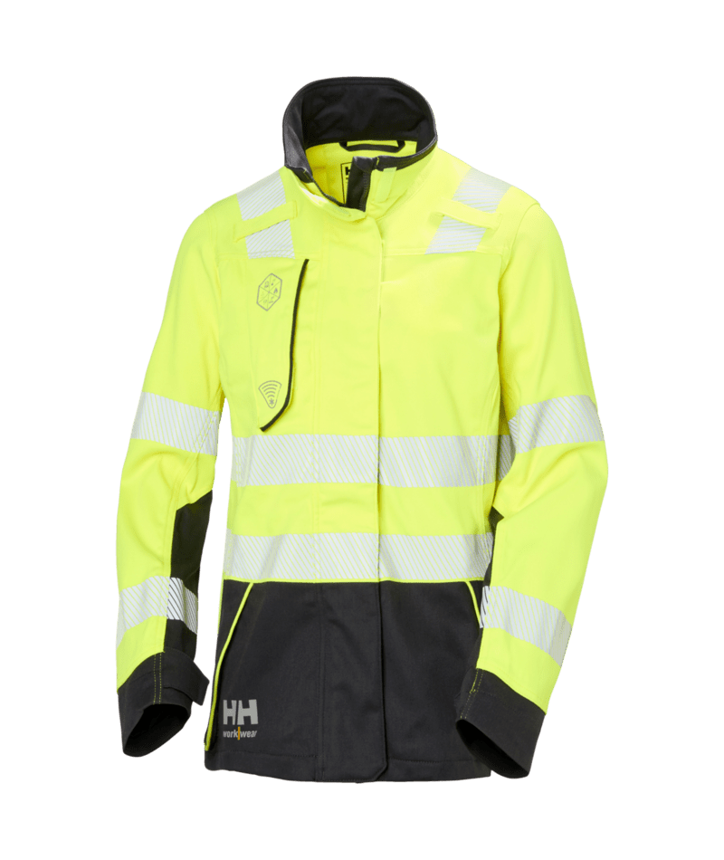 Helly Hansen 77251 W Fyre Jacket – Yellow/Ebony (367)