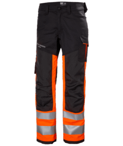 Helly Hansen 77420 Alna 2.0 varsel arbetsbyxa kl 1 – Orange/Ebony (269)