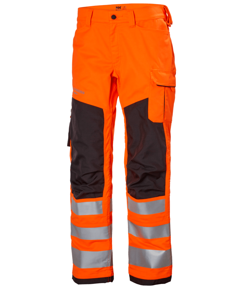 Helly Hansen 77421 Alna 2.0 varsel arbetsbyxa kl 2 – Orange/Ebony (269)