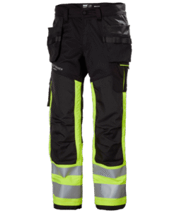 Helly Hansen 77422 Alna 2.0 varsel hantverksbyxa kl 1 – Yellow/Ebony (369)