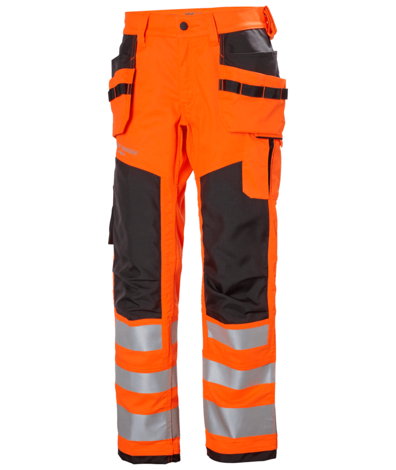 Helly Hansen 77423 Alna 2.0 varsel hantverksbyxa kl 2 – Orange/Ebony (269)