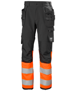 Helly Hansen 77427 Alna 4X varsel hantverksbyxa kl 1 – Orange/Ebony (269)