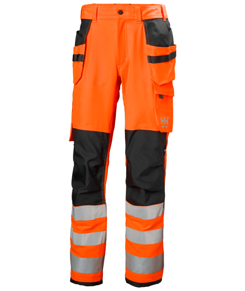 Helly Hansen 77428 Alna 4X varsel hantverksbyxa kl 2 – Orange/Ebony (269)