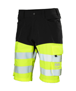 Helly Hansen 77434 Alna 4X HH Connect™ varsel shorts – Yellow/Ebony (369)